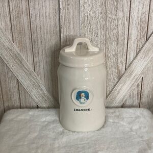 Rae Dunn Snowman Imagine Canister